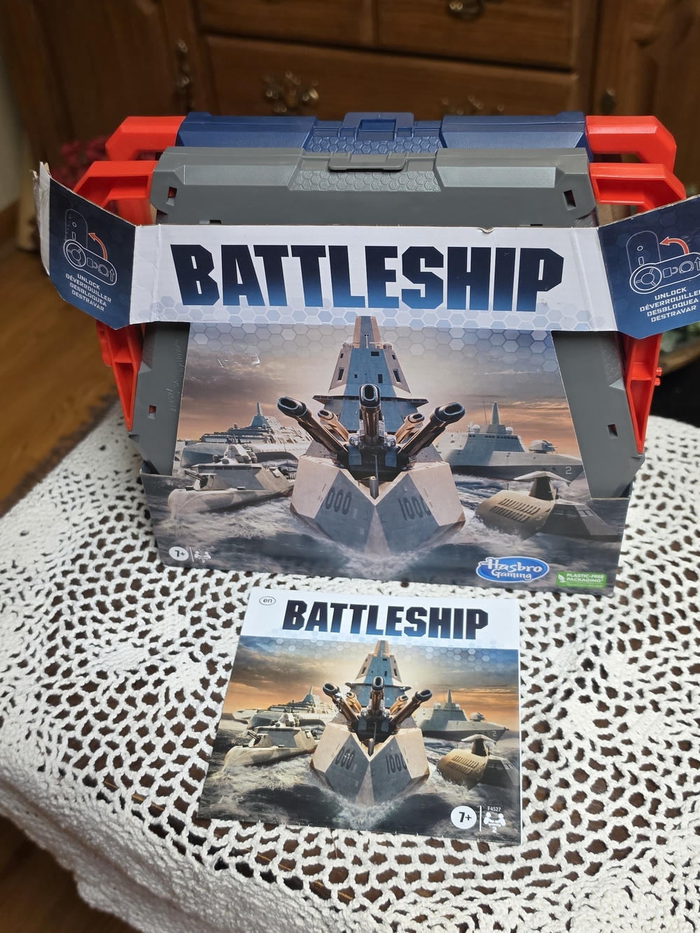 Hasbro Battleship Game - Blue, Gray, Red